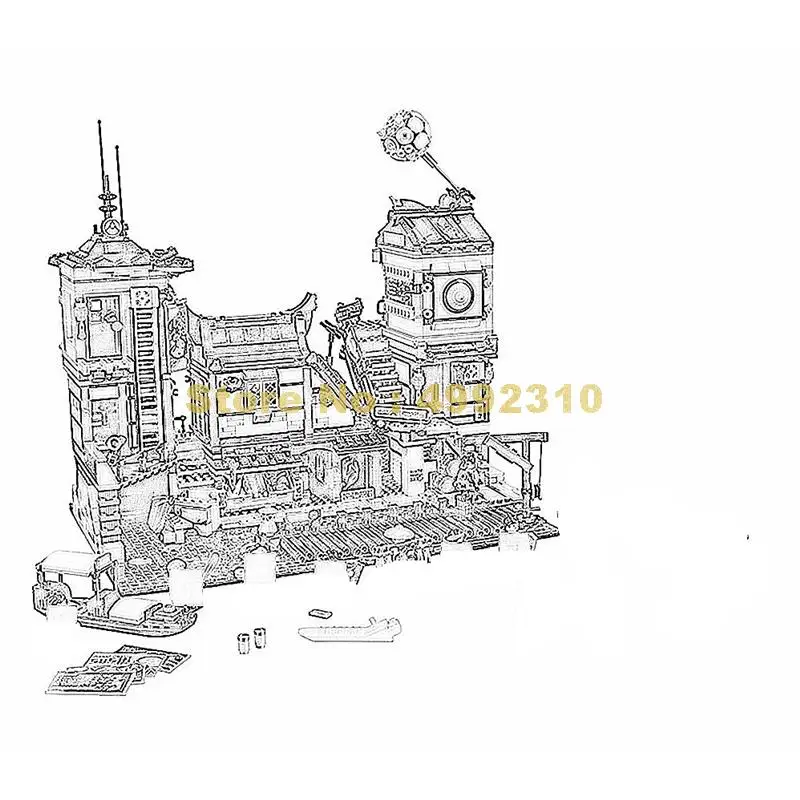 10941 3635pcs ninja the city docks bela 12+ figures building blocks 70657 Bricks Toy
