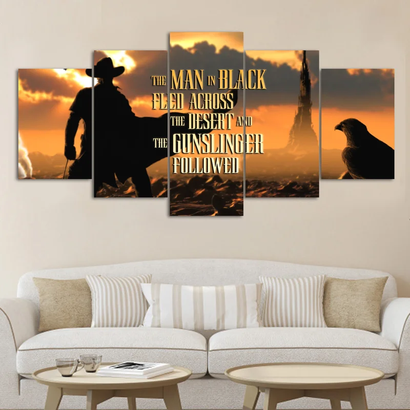 Canvas HD Printed 5 Panels Stephen King The Man In Black Posters Modern Home Wall Art Decorative Painting Modular Pictures
Canvas HD Printed 5 Panels Stephen King The Man In Black Posters Modern Home Wall Art Decorative Painting Modular Pictures