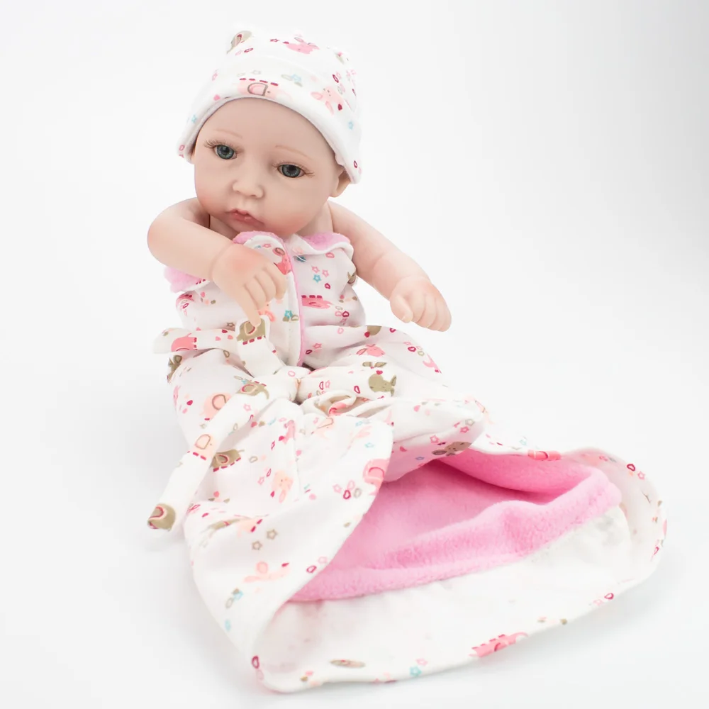11 inches Girl Baby Dolls Realistic Full Vinyl Mini Doll Reborn Toy Boneco Kids Gift 28cm Length babies brinquedos
11 inches Girl Baby Dolls Realistic Full Vinyl Mini Doll Reborn Toy Boneco Kids Gift 28cm Length babies brinquedos