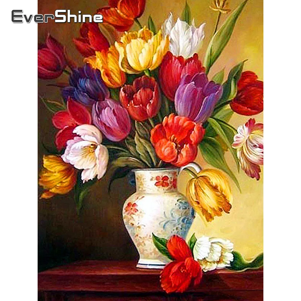 EverShine Diamond Embroidery Flowers Diamond Painting Full Square/round Cross Stitch Diamond Mosaic Tulip Picture Of Rhinestones
EverShine Diamond Embroidery Flowers Diamond Painting Full Square/round Cross Stitch Diamond Mosaic Tulip Picture Of Rhinestones