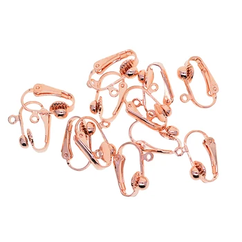 6 Pairs 16x14mm Rose gold Clip-On Converted Earrings Loop Findings Blanks Base for DIY Jewelry Making
6 Pairs 16x14mm Rose gold Clip-On Converted Earrings Loop Findings Blanks Base for DIY Jewelry Making