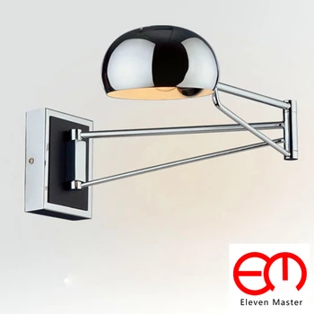 Modern LED Wall Lamps Simple Bedside Wall Lamp Chrome Flexibility Lights Reading Light Indoor Lighting E14 Bulb kitchen ZBD0093
Modern LED Wall Lamps Simple Bedside Wall Lamp Chrome Flexibility Lights Reading Light Indoor Lighting E14 Bulb kitchen ZBD0093