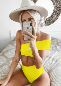 Women Sexy Swimsuit Slanted One Shoulder High Waist Bikini Set Summer Beach Bathing Suit Push Up Swimwear Biquini Swimming Suits
Women Sexy Swimsuit Slanted One Shoulder High Waist Bikini Set Summer Beach Bathing Suit Push Up Swimwear Biquini Swimming Suits