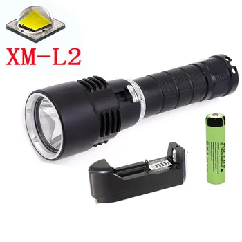 2000LM XM-L2 XML2 LED Diving flashlight Stepless dimming Underwater dive Torch Lamp lanterna + 18650 battery + charger
2000LM XM-L2 XML2 LED Diving flashlight Stepless dimming Underwater dive Torch Lamp lanterna + 18650 battery + charger