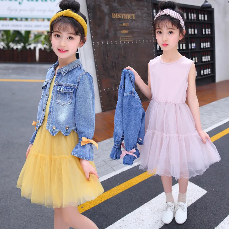 Baby Girl Clothes Set Girl Dress and Coat 2pcs Toddler Tutu Dress Baby Jean Coat Summer Lace Dresses Kids Clothing Sets Infants
Baby Girl Clothes Set Girl Dress and Coat 2pcs Toddler Tutu Dress Baby Jean Coat Summer Lace Dresses Kids Clothing Sets Infants