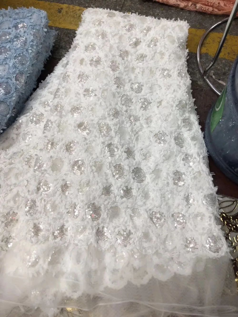 nigerian lace for sewing sequence fabric high quality french net lace 2019 5yard/lot
nigerian lace for sewing sequence fabric high quality french net lace 2019 5yard/lot