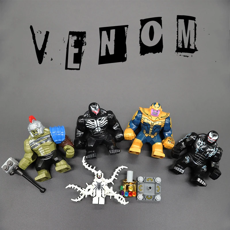 Single Sale Venom Carnage Avengers Spider Man Thanos Legoingly Figure Marvel Super Hero Building Blocks Set Model Toys gift loly
Single Sale Venom Carnage Avengers Spider Man Thanos Legoingly Figure Marvel Super Hero Building Blocks Set Model Toys gift loly