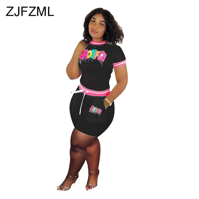 Letter Print Sexy Two Piece Sweatsuit Women O Neck Short Sleeve Slim T Shirt And Biker Short Tracksuit Summer 2 Pcs Matching Set
Letter Print Sexy Two Piece Sweatsuit Women O Neck Short Sleeve Slim T Shirt And Biker Short Tracksuit Summer 2 Pcs Matching Set