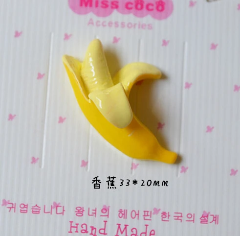 20pcs banana Flat Back Resin Flatback Scrapbooking Accessories Decorative Craft For Hairbow DIY Jewelry Making
20pcs banana Flat Back Resin Flatback Scrapbooking Accessories Decorative Craft For Hairbow DIY Jewelry Making