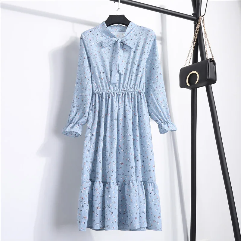 2019 Spring New Women's Floral Chiffon Dress Fashion Sexy Loose Long Sleeve Dress Clothes Vestidos Verano Robe Femme XL02
2019 Spring New Women's Floral Chiffon Dress Fashion Sexy Loose Long Sleeve Dress Clothes Vestidos Verano Robe Femme XL02