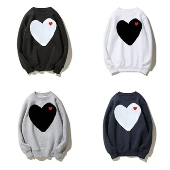 2019 Autumn Long-sleeved Round Neck Double Love Embroidery Hoody Cotton Men Women Loose Velvet Hoodies Couple Sweatshirt
2019 Autumn Long-sleeved Round Neck Double Love Embroidery Hoody Cotton Men Women Loose Velvet Hoodies Couple Sweatshirt