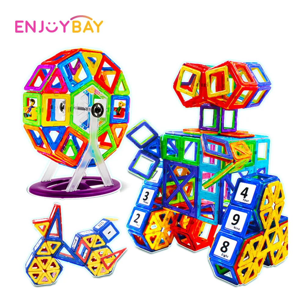 Enjoybay Magnetic Building Blocks Toys 64pcs Plastic Magnet Construction Bricks DIY Design Model Kids Learning Educational Toy 
Enjoybay Magnetic Building Blocks Toys 64pcs Plastic Magnet Construction Bricks DIY Design Model Kids Learning Educational Toy