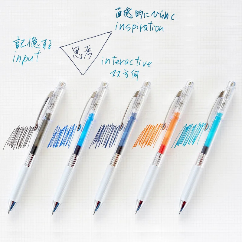 Japan Pentel BLN75TL Gel Pen Energel Transparent Rod Color Core 0.5mm Quick-drying Press Gel Pen 1PCS
Japan Pentel BLN75TL Gel Pen Energel Transparent Rod Color Core 0.5mm Quick-drying Press Gel Pen 1PCS
