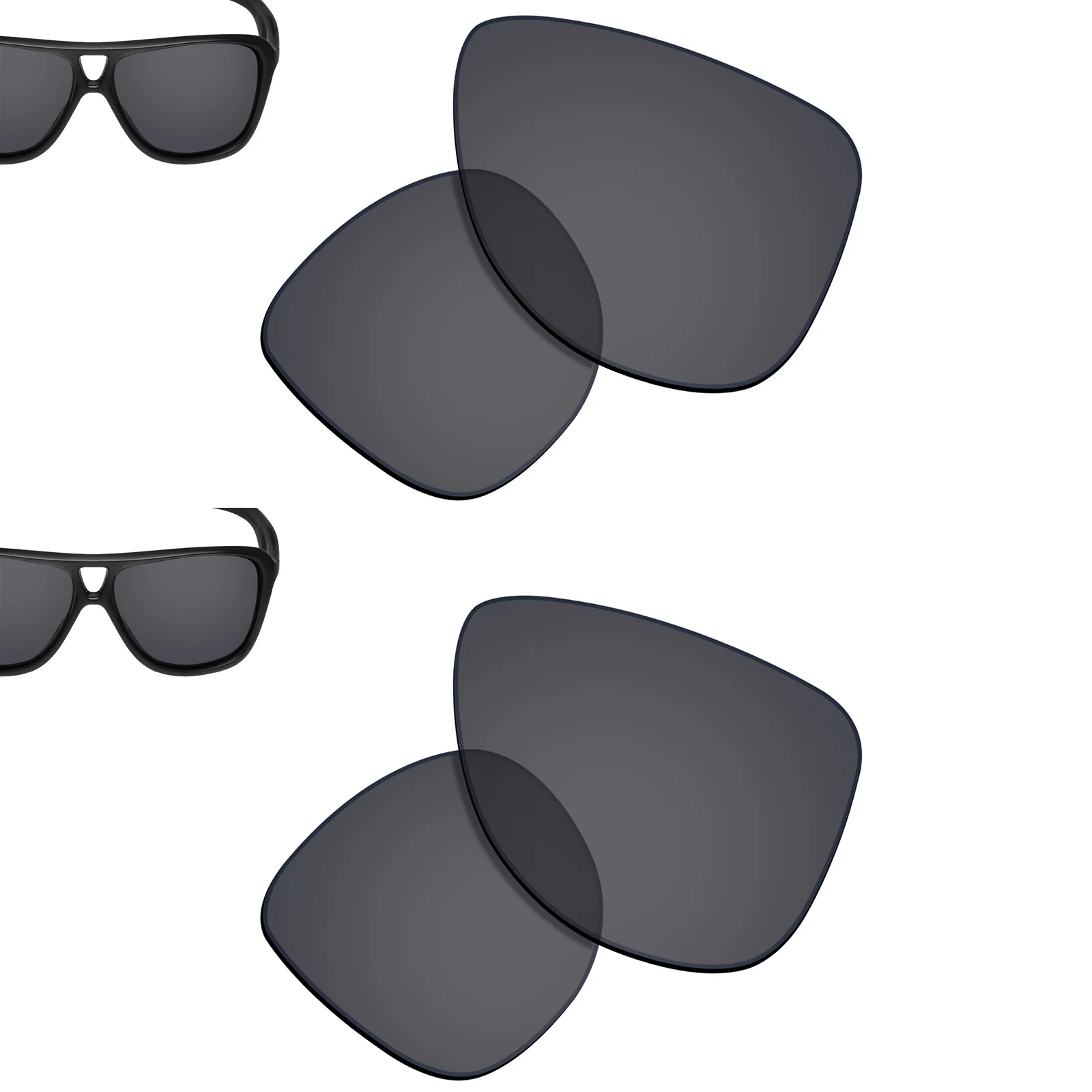 SmartVLT 2 Pairs Polarized Sunglasses Replacement Lenses for Oakley Dispatch 2-Solid Black and Solid Black
SmartVLT 2 Pairs Polarized Sunglasses Replacement Lenses for Oakley Dispatch 2-Solid Black and Solid Black