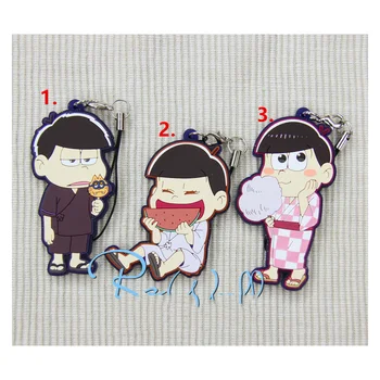 1pcs Anime Keychain Osomatsu-san Osomatsu San Ichimatsu Todomatsu Candy Watermelon Rubber kulcstarto Portachiavi Keyring
1pcs Anime Keychain Osomatsu-san Osomatsu San Ichimatsu Todomatsu Candy Watermelon Rubber kulcstarto Portachiavi Keyring