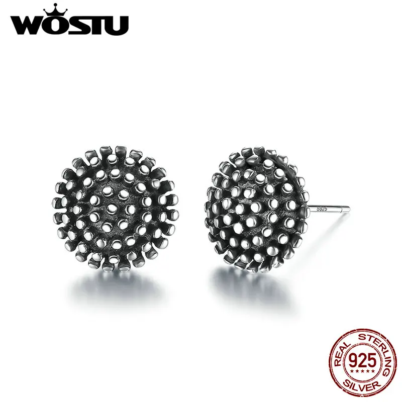 WOSTU 2019 New Arrival 925 Sterling Silver Vintage Elegance Stud Earrings For Women Men Authentic Fine Jewelry Gift CSE003
WOSTU 2019 New Arrival 925 Sterling Silver Vintage Elegance Stud Earrings For Women Men Authentic Fine Jewelry Gift CSE003