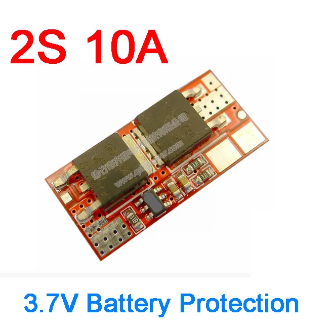 2S 10A 7.2V BMS Battery Charging Protection PCB Board Li-ion lithium 18650 Cells 3.7V *2 4.2V *2 for electrical tools
2S 10A 7.2V BMS Battery Charging Protection PCB Board Li-ion lithium 18650 Cells 3.7V *2 4.2V *2 for electrical tools