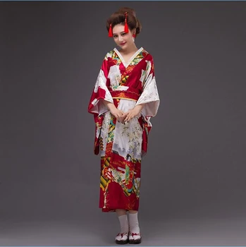 Burgundy Japanese National Lady Silk Satin Kimono Woman Vintage Yukata With Obi Novelty Evening Party Dress One Size WK067
Burgundy Japanese National Lady Silk Satin Kimono Woman Vintage Yukata With Obi Novelty Evening Party Dress One Size WK067