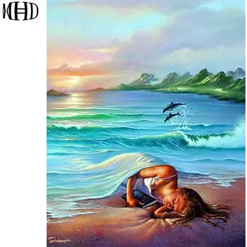 MHD 3D Diamond Painting Ocean View Woman & Dolphin Round & Square Cross Stitch Mosaic Rhinestone Frame Free Shipping
MHD 3D Diamond Painting Ocean View Woman & Dolphin Round & Square Cross Stitch Mosaic Rhinestone Frame Free Shipping