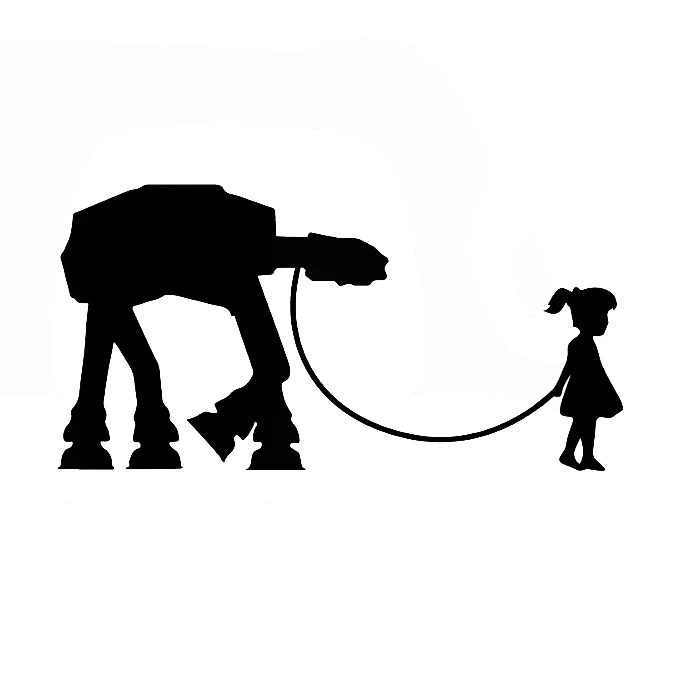 Star Wars AT-AT Pet Car Decals Sticker Creative Hoilday Stickers White Window Decor Waterproof T117
Star Wars AT-AT Pet Car Decals Sticker Creative Hoilday Stickers White Window Decor Waterproof T117