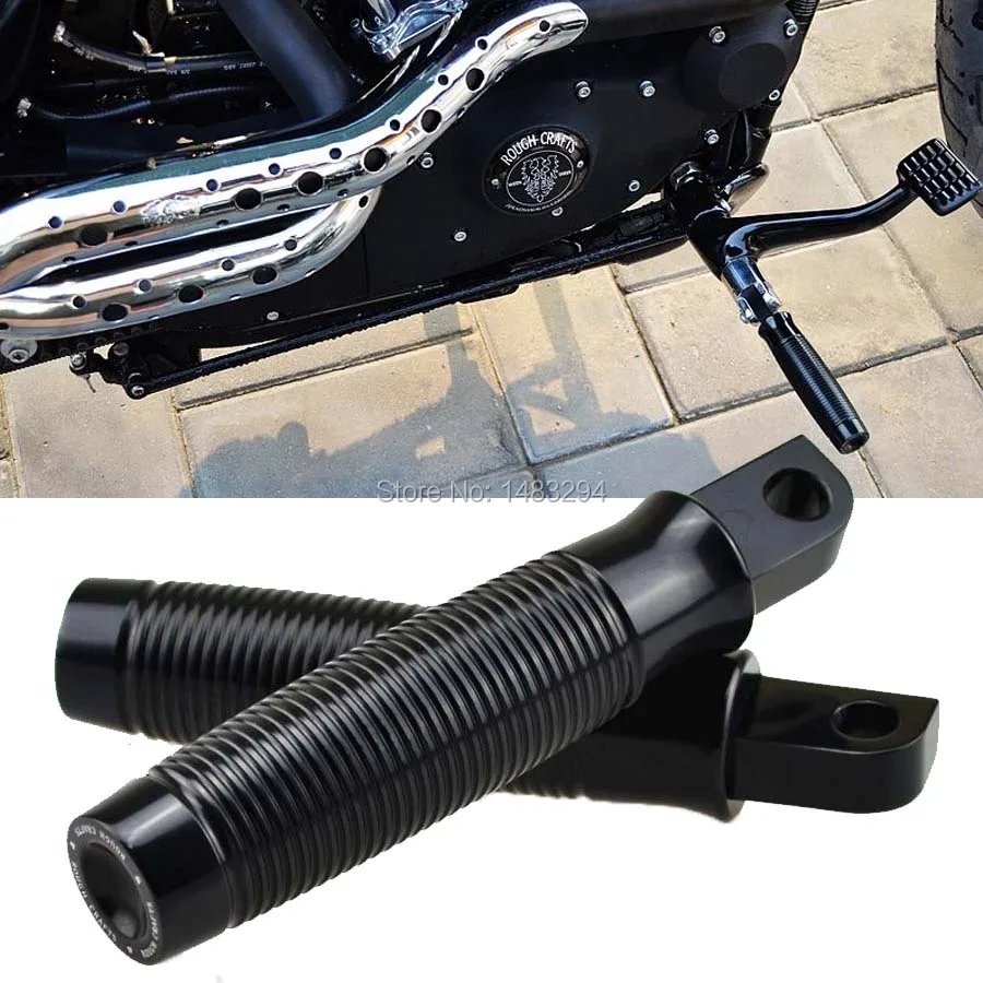 Black Rough Crafts Aluminum Custom Foot Pegs Footrest Fits For Harley Sportster XL883 1200 48 72 Dyna Fat Boy Softail
Black Rough Crafts Aluminum Custom Foot Pegs Footrest Fits For Harley Sportster XL883 1200 48 72 Dyna Fat Boy Softail