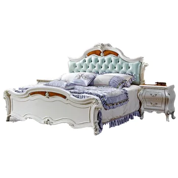 Factory wholesale New classical genuine leather bed 
Factory wholesale New classical genuine leather bed