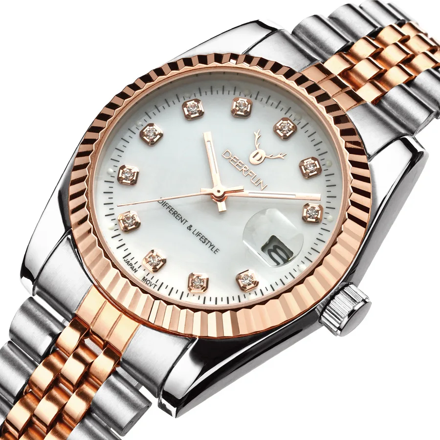 Men watch Deerfun famous brand business Military diamond rose gold calendar waterproof quartz wristwatch Relogio Masculino
Men watch Deerfun famous brand business Military diamond rose gold calendar waterproof quartz wristwatch Relogio Masculino
