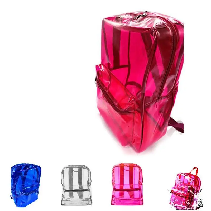 Men Women Clear Backpack PVC Transparent Waterproof Student School Bag Travel Casual Shoulder Bags BS88
Men Women Clear Backpack PVC Transparent Waterproof Student School Bag Travel Casual Shoulder Bags BS88