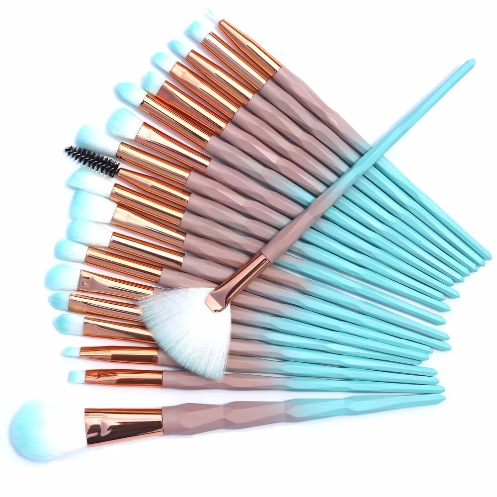 AiceBeu 20pcs Diamond Beauty Contour Makeup Brush Synthetic Hair smooth Fan Foundation eyeshadow eyeliner makeup brush 
AiceBeu 20pcs Diamond Beauty Contour Makeup Brush Synthetic Hair smooth Fan Foundation eyeshadow eyeliner makeup brush