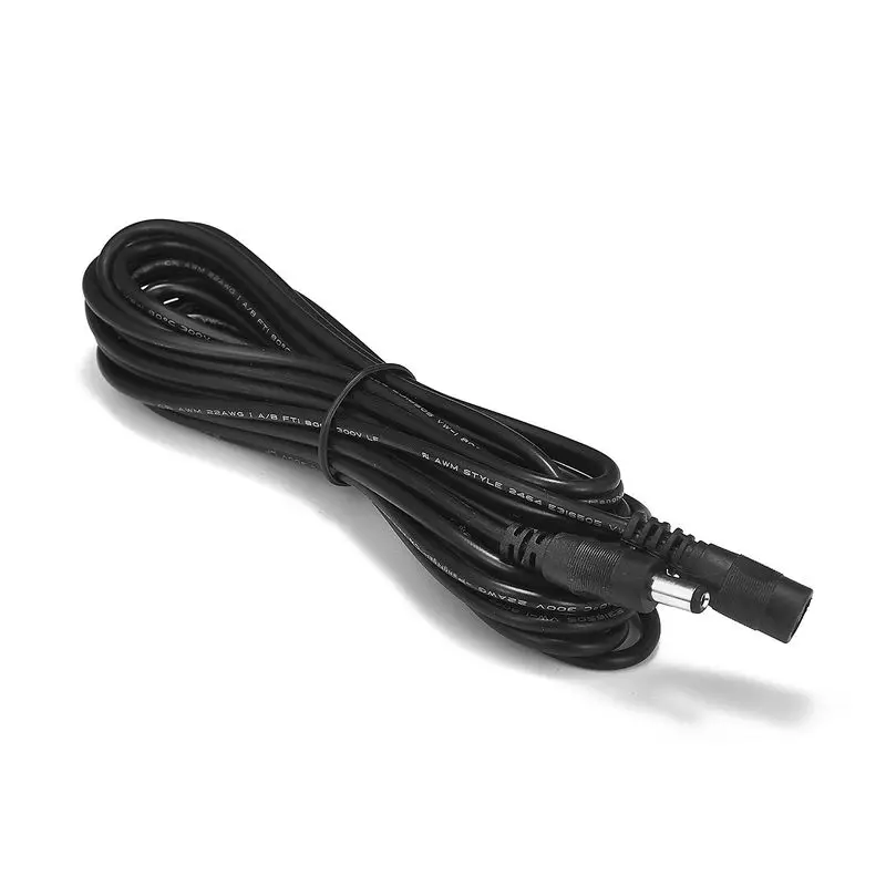 RGB LED Strip 12V DC Power Extension 5.5mm x 2.1mm Jack Plug Connector Power Adapter Extend Wire 5m For Solar Panel Battery Pack
RGB LED Strip 12V DC Power Extension 5.5mm x 2.1mm Jack Plug Connector Power Adapter Extend Wire 5m For Solar Panel Battery Pack