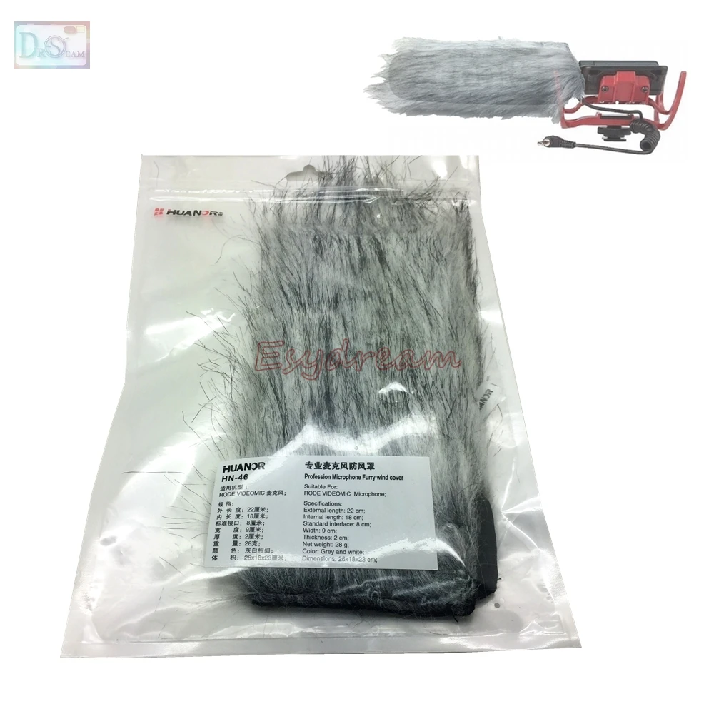 Professional Outdoor Dusty MIC Furry Cover Windscreen Windshield Muff for RODE VIDEOMIC Microphone Deadcat Wind Shield
Professional Outdoor Dusty MIC Furry Cover Windscreen Windshield Muff for RODE VIDEOMIC Microphone Deadcat Wind Shield