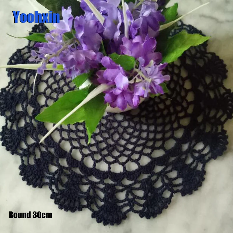 Round cotton placemat cup coaster mug kitchen wedding drink table place mat cloth lace Crochet tea coffee doily dish pad decor
Round cotton placemat cup coaster mug kitchen wedding drink table place mat cloth lace Crochet tea coffee doily dish pad decor