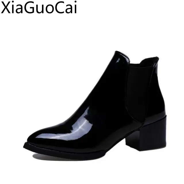 Res and Black Women Pointed Toe Boots Pointed Toe Square Heel Womens High Heels Boots Ankle Red Shoes Chelsea Boots
Res and Black Women Pointed Toe Boots Pointed Toe Square Heel Womens High Heels Boots Ankle Red Shoes Chelsea Boots