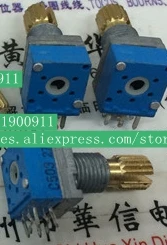 5pcs/lot Japan-produced TOCOS 9011-type sealed double potentiometer A50K copper handle 15MM flower with a step
5pcs/lot Japan-produced TOCOS 9011-type sealed double potentiometer A50K copper handle 15MM flower with a step