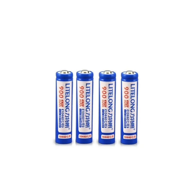 4PCS /Large capacity 3.7v 10440 lithium battery flashlight electronic cigarette 900MAH AAA rechargeable batteries
4PCS /Large capacity 3.7v 10440 lithium battery flashlight electronic cigarette 900MAH AAA rechargeable batteries