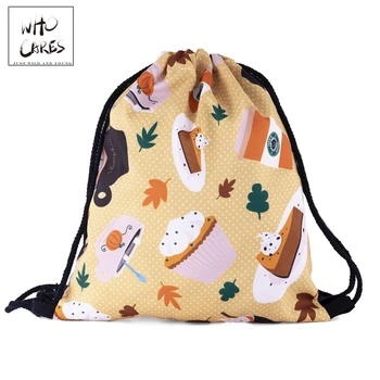 WHO CARES New fashion Backpack pumpkin latte 3D printing travel softback bag drawstring bag Portable backpacks
WHO CARES New fashion Backpack pumpkin latte 3D printing travel softback bag drawstring bag Portable backpacks