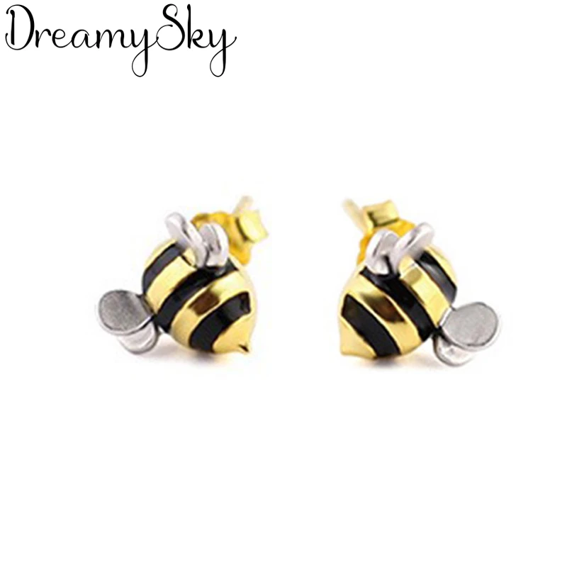2019 Fashion 925 Sterling Silver Bee Honeybee Earrings For Women Jewelry Punk Vintage Korean Ladies Earrings Pendientes Brincos
2019 Fashion 925 Sterling Silver Bee Honeybee Earrings For Women Jewelry Punk Vintage Korean Ladies Earrings Pendientes Brincos