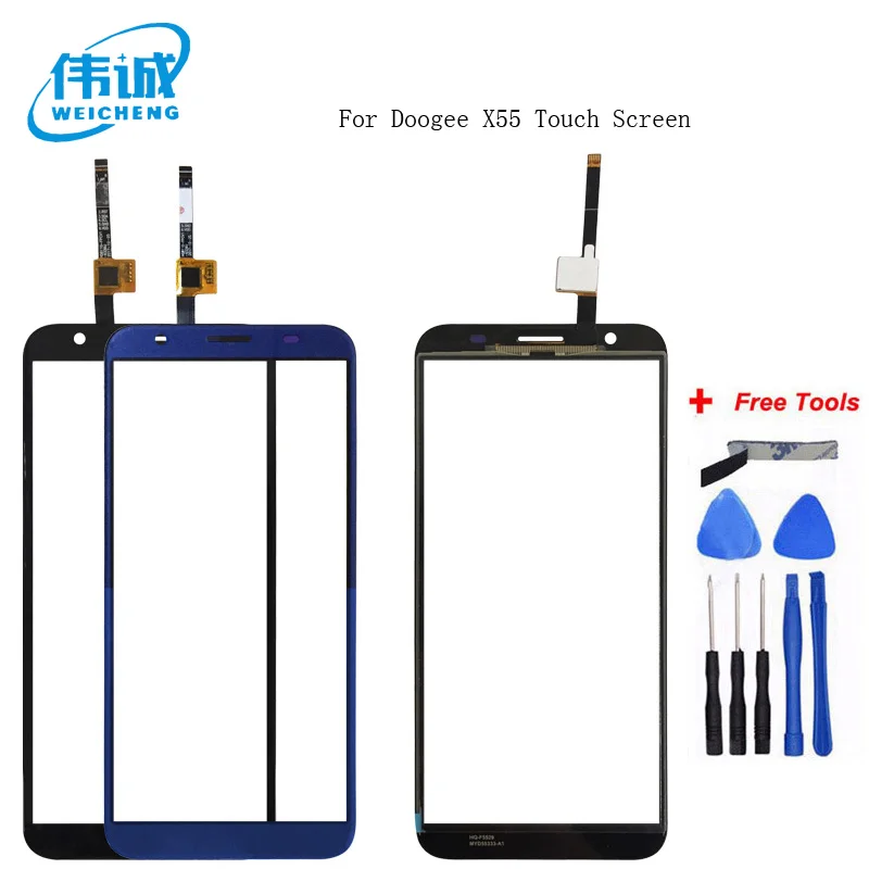 WEICHENG 5.5''Black/Blue Touch Panel For Doogee X55 Touch Screen Digitizer Sensor Front Outer Glass Lens
WEICHENG 5.5''Black/Blue Touch Panel For Doogee X55 Touch Screen Digitizer Sensor Front Outer Glass Lens