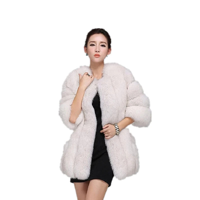 Autumn Winter Luxury Women Faux Fur Coats Female Open Stitch Elegant Office Lady Thick Warm Fur Overcoat Feminine Outwear
Autumn Winter Luxury Women Faux Fur Coats Female Open Stitch Elegant Office Lady Thick Warm Fur Overcoat Feminine Outwear
