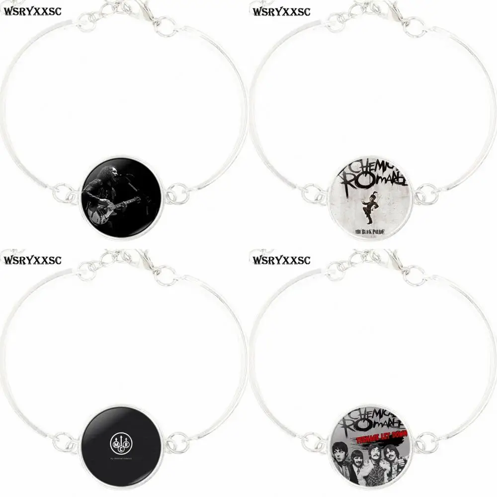 Harajuku Style Jewelry With Plated Glass Cabochon Bracelet Bangle For Girls Handmade Gift My Chemical Romance Rock Band
Harajuku Style Jewelry With Plated Glass Cabochon Bracelet Bangle For Girls Handmade Gift My Chemical Romance Rock Band