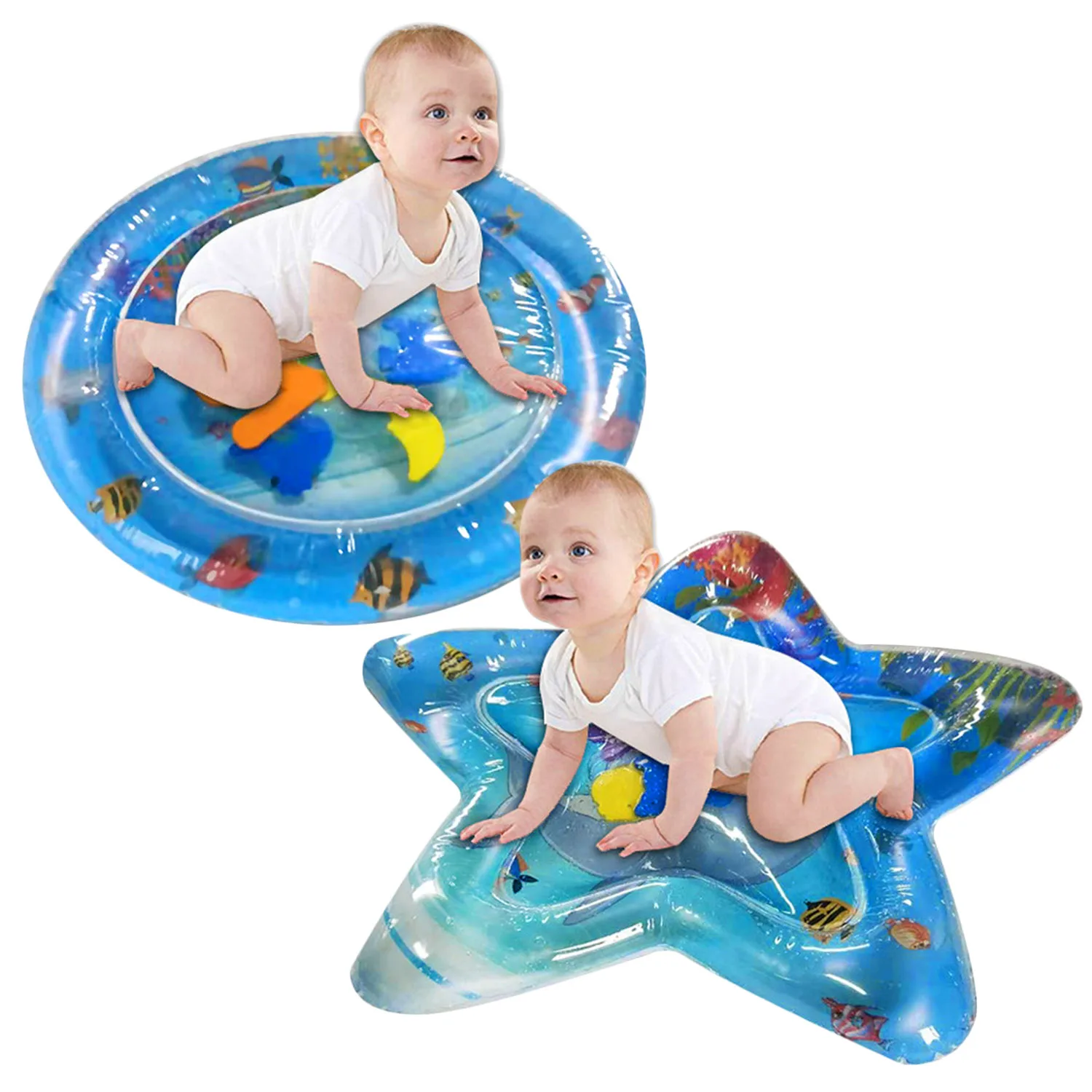 Baby Inflatable Water Mat Infant PVC Tummy Time Water Cushion Pad Playmat Toddler Fun Activity Play Center Water Play Mat Toy
Baby Inflatable Water Mat Infant PVC Tummy Time Water Cushion Pad Playmat Toddler Fun Activity Play Center Water Play Mat Toy
