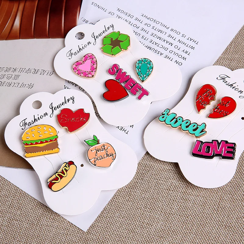 Hamburger Enamel Pin Colorful Carton Hamburger Badge Lapel Pins Set Cute Brooches Collar Badges Broaches Clothing Accessories
Hamburger Enamel Pin Colorful Carton Hamburger Badge Lapel Pins Set Cute Brooches Collar Badges Broaches Clothing Accessories