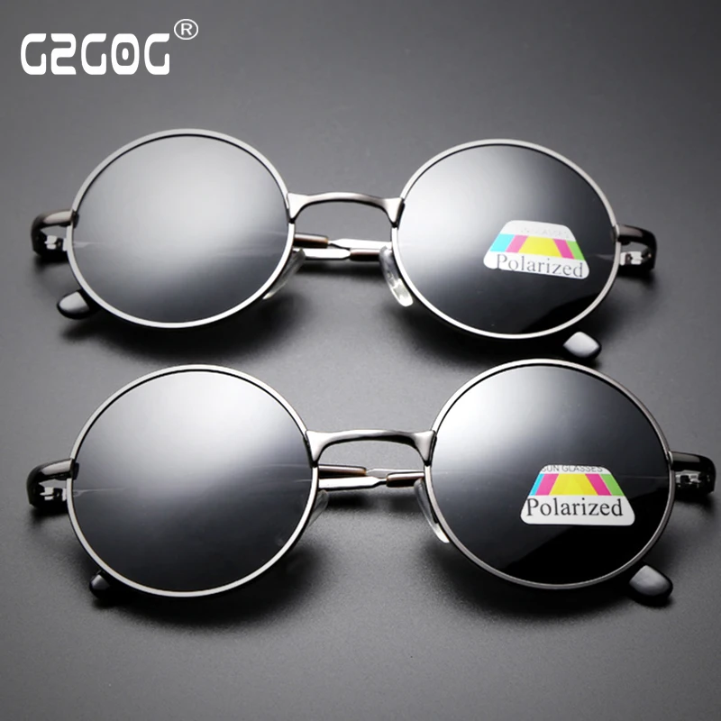 gzgog Brand Men Polarized Sunglasses Gothic Steampunk Coating Mirrored Round Circle Sun Glasses Retro UV400 Vintage Eyewear 2017
gzgog Brand Men Polarized Sunglasses Gothic Steampunk Coating Mirrored Round Circle Sun Glasses Retro UV400 Vintage Eyewear 2017