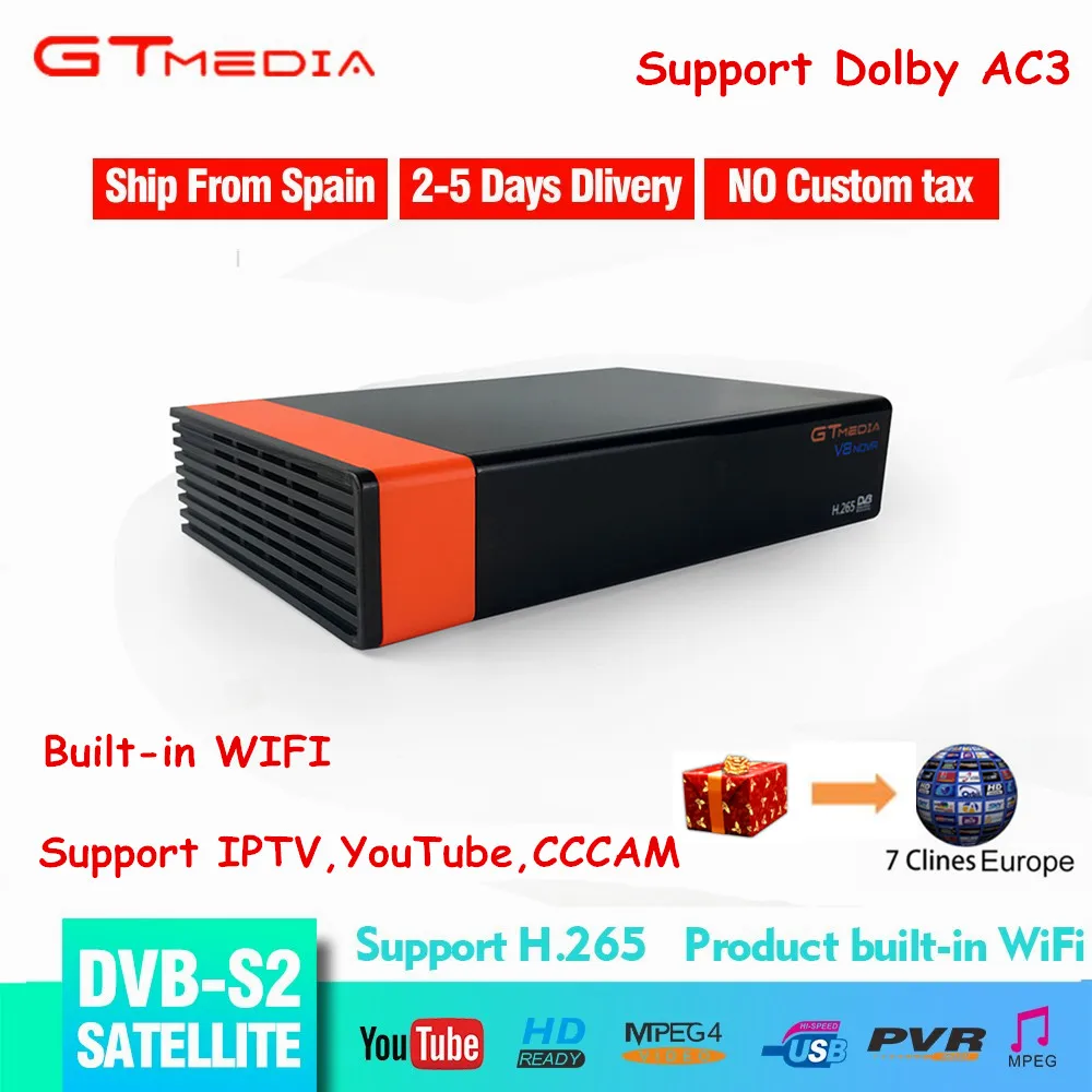 GTMEDIA DVB S2 V8 Nova HD 1080p H.265 Satellite TV Receiver Support YouTube CCCAM DVB S2 V8 Receiver + Free 1 Year Europe CCCAM
GTMEDIA DVB S2 V8 Nova HD 1080p H.265 Satellite TV Receiver Support YouTube CCCAM DVB S2 V8 Receiver + Free 1 Year Europe CCCAM