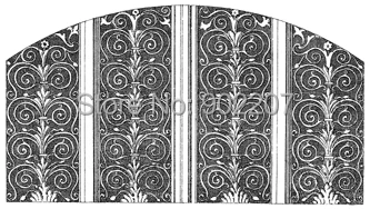 Image black custom light small wrought iron gates iron doors