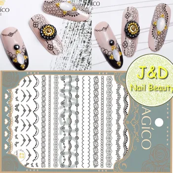 Wholesale 24pcs White Black Lace Nail Art Sticker Romantic Bridal Wedding Decal Full Nail Wrap Flower Manicure Nail Decorations
Wholesale 24pcs White Black Lace Nail Art Sticker Romantic Bridal Wedding Decal Full Nail Wrap Flower Manicure Nail Decorations