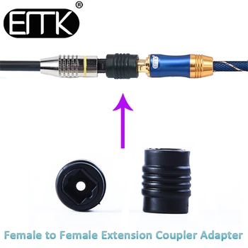EMK 2pcs Digital Optical Cable Extender Coupler Adapter Optical Fiber Audio Toslink to Toslink Connector Female to Female Plug
EMK 2pcs Digital Optical Cable Extender Coupler Adapter Optical Fiber Audio Toslink to Toslink Connector Female to Female Plug