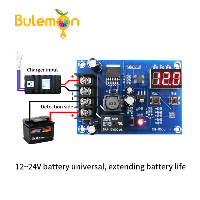 5pcs/lot Charging Control Module Digital LED Display Storage Lithium Battery Charger Control Switch Protection Board 12-24V
5pcs/lot Charging Control Module Digital LED Display Storage Lithium Battery Charger Control Switch Protection Board 12-24V