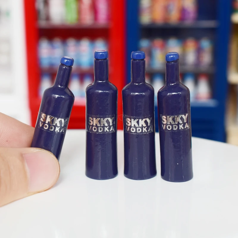 Miniature 4PCS Wine Vodka Drink Bottles Model Mini Pretend Play Doll Food Accessories for BJD Barbies Ken Doll
Miniature 4PCS Wine Vodka Drink Bottles Model Mini Pretend Play Doll Food Accessories for BJD Barbies Ken Doll