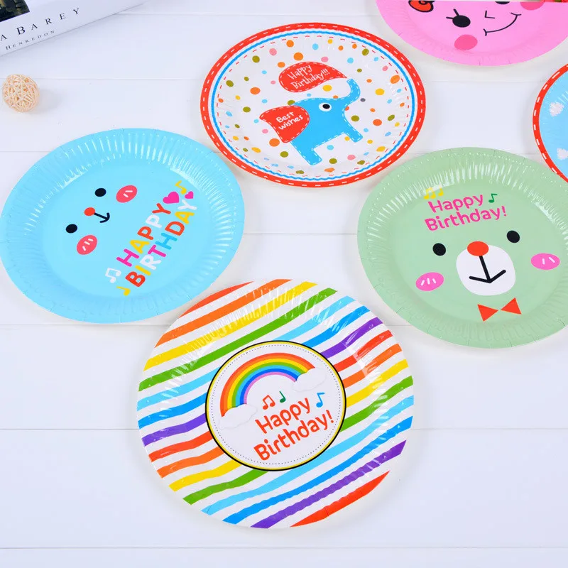6Pcs/Pack Cartoon Car/Rainbow Paper Plates Happy Birthday Party Supplies Decoration Cake Dish Disposable Plate Baby Shower Favor
6Pcs/Pack Cartoon Car/Rainbow Paper Plates Happy Birthday Party Supplies Decoration Cake Dish Disposable Plate Baby Shower Favor